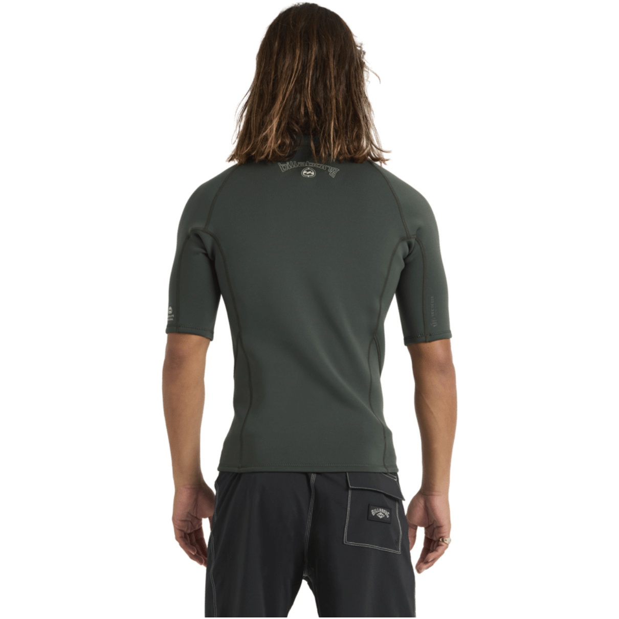 2026 Billabong M&auml;nner Absolute Neopren-Oberteil Mit Kurzen Ärmeln ABYW900105 - Forest